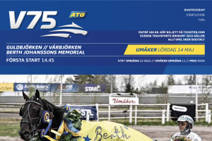 V75 in Umea am 14.05.2022 - powered by trotto.de und „Jörns Swedish racing world“